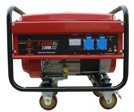 generators gasoline efficiency kw kick phase electric single start use