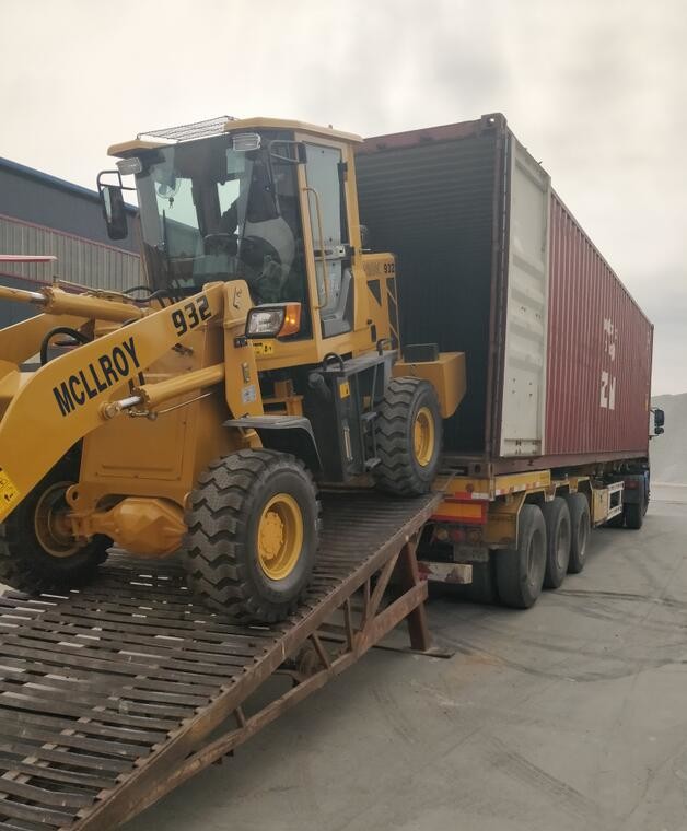 Latest company case about 6 sets MC932 Mini Wheel Loaders of MCLLROY Delivered To Vietnam on 17 th ,August