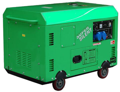 Portable 10kw Small Silent Diesel Generator with Self - excited Single Phase Electric Start CE