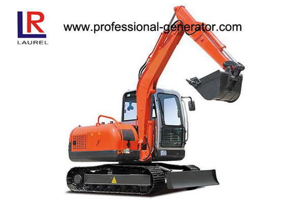 45kn 50kw 2200RPM Heavy Construction Machinery / Bucket Excavator with Wide Operating Cab