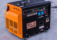 4 Stroke Electric Start 5kw Diesel Power Generators With AVR , Low Oil Alarm System Air Cooled