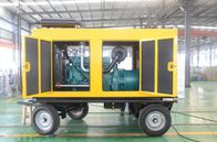 Movable Power Plant Trailer Type Wheel Mobile Power Generator 20kw - 400kw with ISO9001 Approved