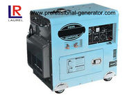 3000rpm / 3600rpm 6KW AC Single phase Air-cooled Diesel Generator Electric Start
