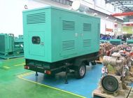 Green Diesel Trailer Mobile Electric Power Generators Three Phase