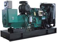 Open Type 6 Cylinder 165kw Open Diesel Generator Genset with Deepsea Controller , 3 Phase and 4 Wires