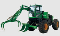 Green 5 Ton Wheel Loader With Grabber 360 Swing Angle For Transport