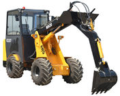 Two Speed 24km/h 2000kg Mini Wheel Loader With Rock Grapple Bucket