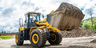 862H 4.0cbm  6 Ton Front End Wheel Loader With Rubber Caster Wheels