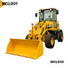 Mcl932 Mini Wheel Loader 3.2m Rubber Tire With Intelligent Instrument