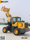 Hydraulic Pilot Mini Wheel Loader MCL940 ZL940 30km / H Compact For Option