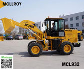 Hydraulic ZL932 Mini Front End Wheel Loader Supercharged 58kw 2400rpm