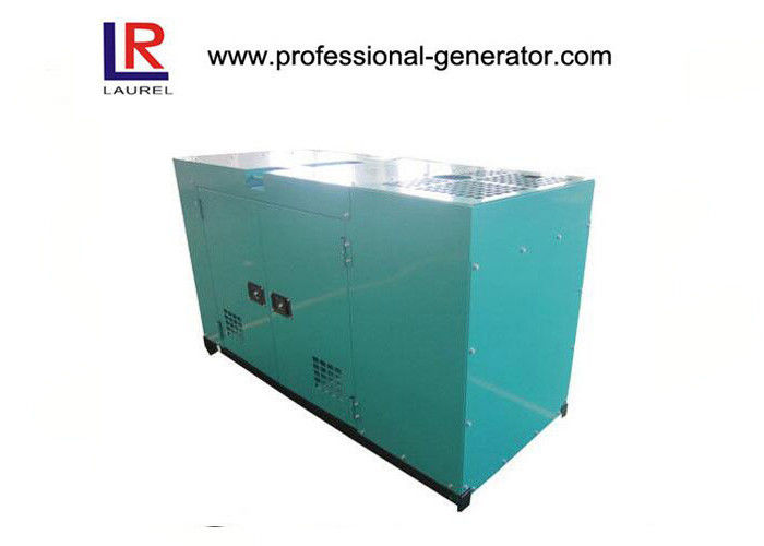 Small Water Cooled Silent Diesel Generator Set AC Three Phase Low Noise Level Canopy