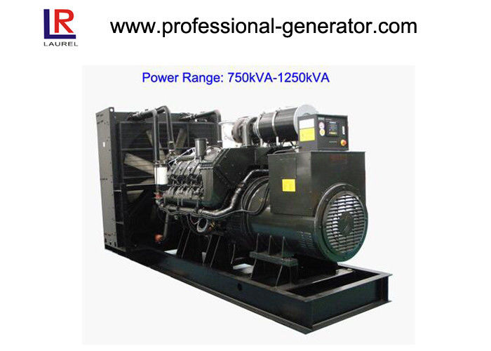 Low Noise 50Hz/60Hz Diesel Powered Generator 900kVA/720kw Water Cooling