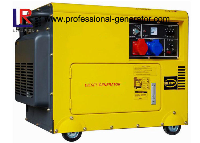 All Copper 6.5kva Silent Diesel Generator with Electric starter Vertical Engine