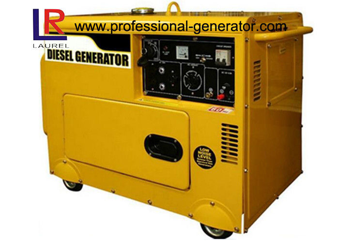 Single Phase Small 5.5kVA Silent Diesel Generator Low fuel consumption