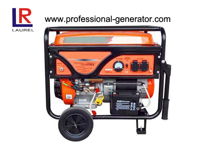 Portable 5.5kw Gasoline Power Generators with Single cylinder Forced Air cooled Engine