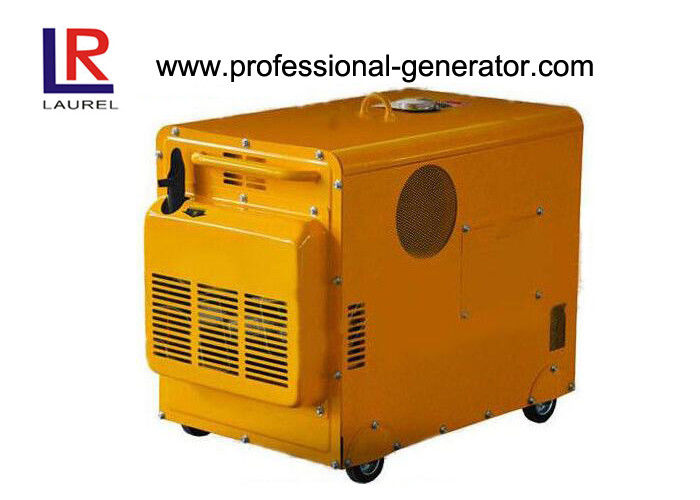 Professional Gasoline Driven Electric Low Noise Air Cooled Generators Heavy 6KW
