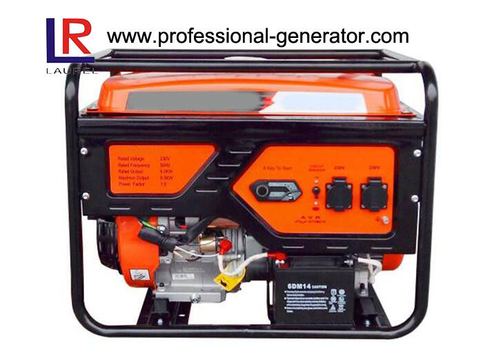 Air Cooled Effective 6kw Gasoline Generators with Forced Single Cylinder