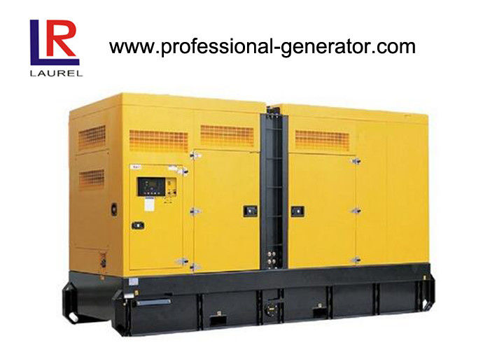 Soundproof AC Three Phase Cummins Diesel Generator , 37.8L Displacement Brushless AVR