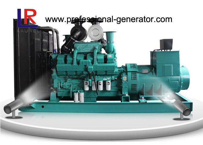 OEM 400V Open Diesel Generator Cummins , 600kw Diesel Generating Set with Electric Motor
