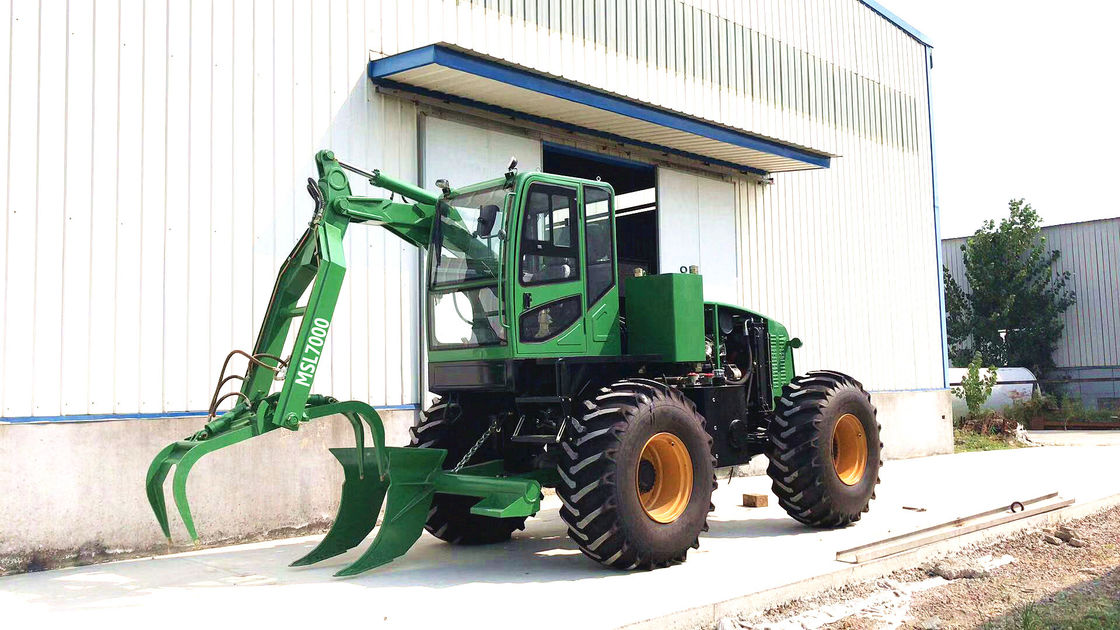 7 Ton Sugar Can Grab Loader  Farming Equipment With Cummins Engine Hydraulic System Pressure