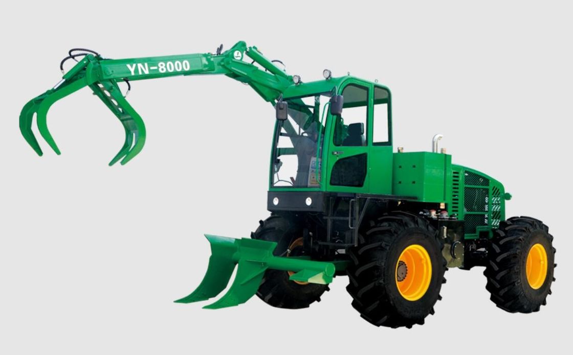 83KW 8 Ton Heavy Construction Machinery SugarCan Loader Low Fuel Consumption Grab Weight 1200kg