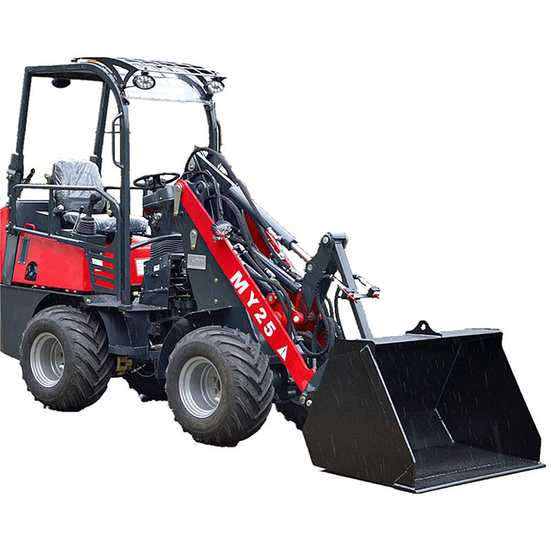 17 Km/H Articulated Mini Wheel Loader With Weidemann Beehive Mover