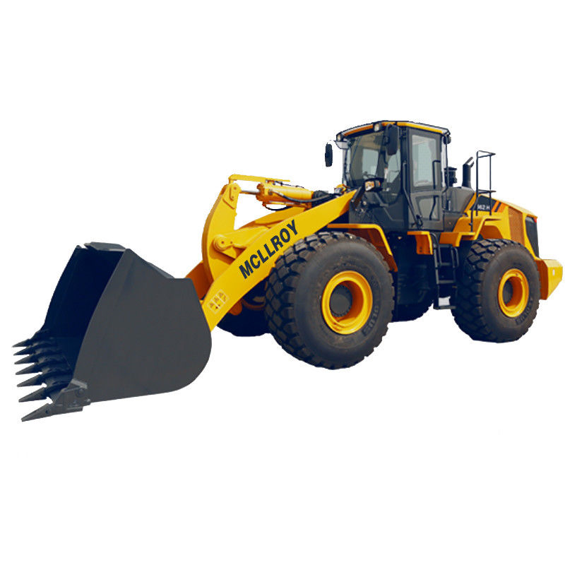 862H 4.0cbm  6 Ton Front End Wheel Loader With Rubber Caster Wheels