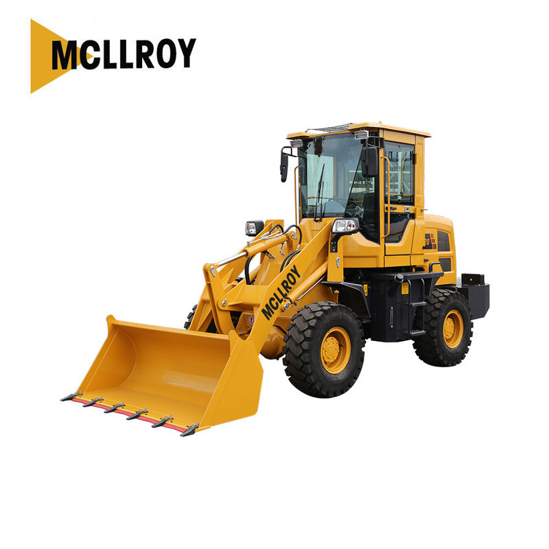Mini Articulated Wheel Loader 1500kg Rate Loading With Hydraulic Lifting System