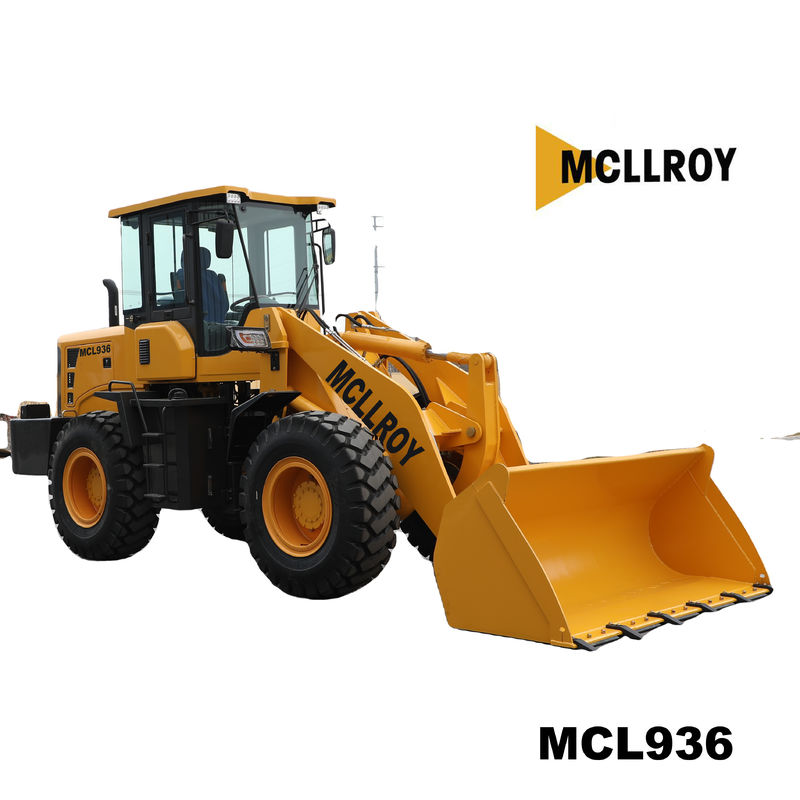 ZL936/MCL936 High Working Efficiency 2500kg Rate Loading Front End Articulated Wheel Loader
