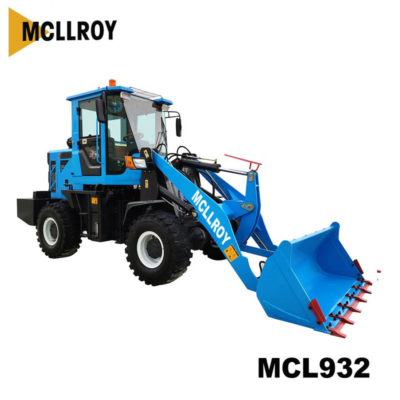 Front Wheel Loader MCL932 ZL932 Articulated S-Hub Reductro YN490 Supercharged 58kw Hydraulic Mini Wheel Loader