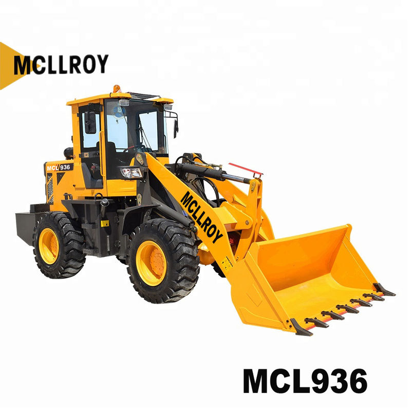 Compact Articulated Wheel Loader MCL936 ZL936 Yunnei 4100 Supercharged 65kw Engine Power Mini Wheel Loader