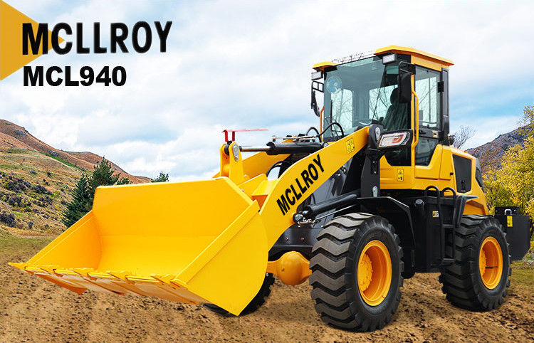 35kn Traction Mini Wheel Loader Articulated Without Hydraulic Pilot