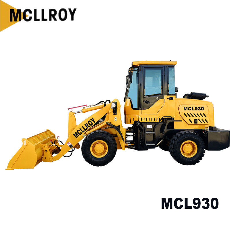 Hydraulic Front Mini Wheel Loader Tire 2400rpm Automatic Gearbox