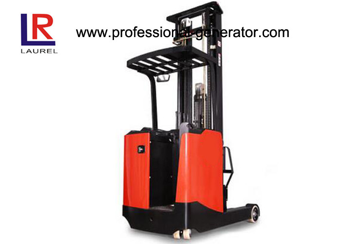 3 M Lift Height Warehouse Material Handling Equipment Electric Stand Up Reach Forklift Truck